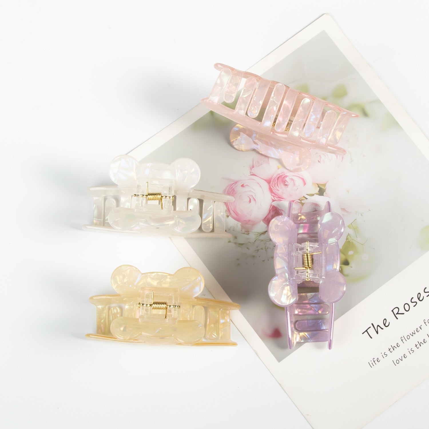 Teddy Bear Premium Hair Claw | Pinteresty Hair Clutcher - Image 2