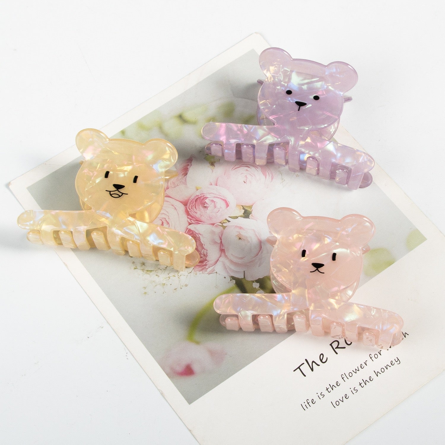 Teddy Bear Premium Hair Claw | Pinteresty Hair Clutcher - Image 4