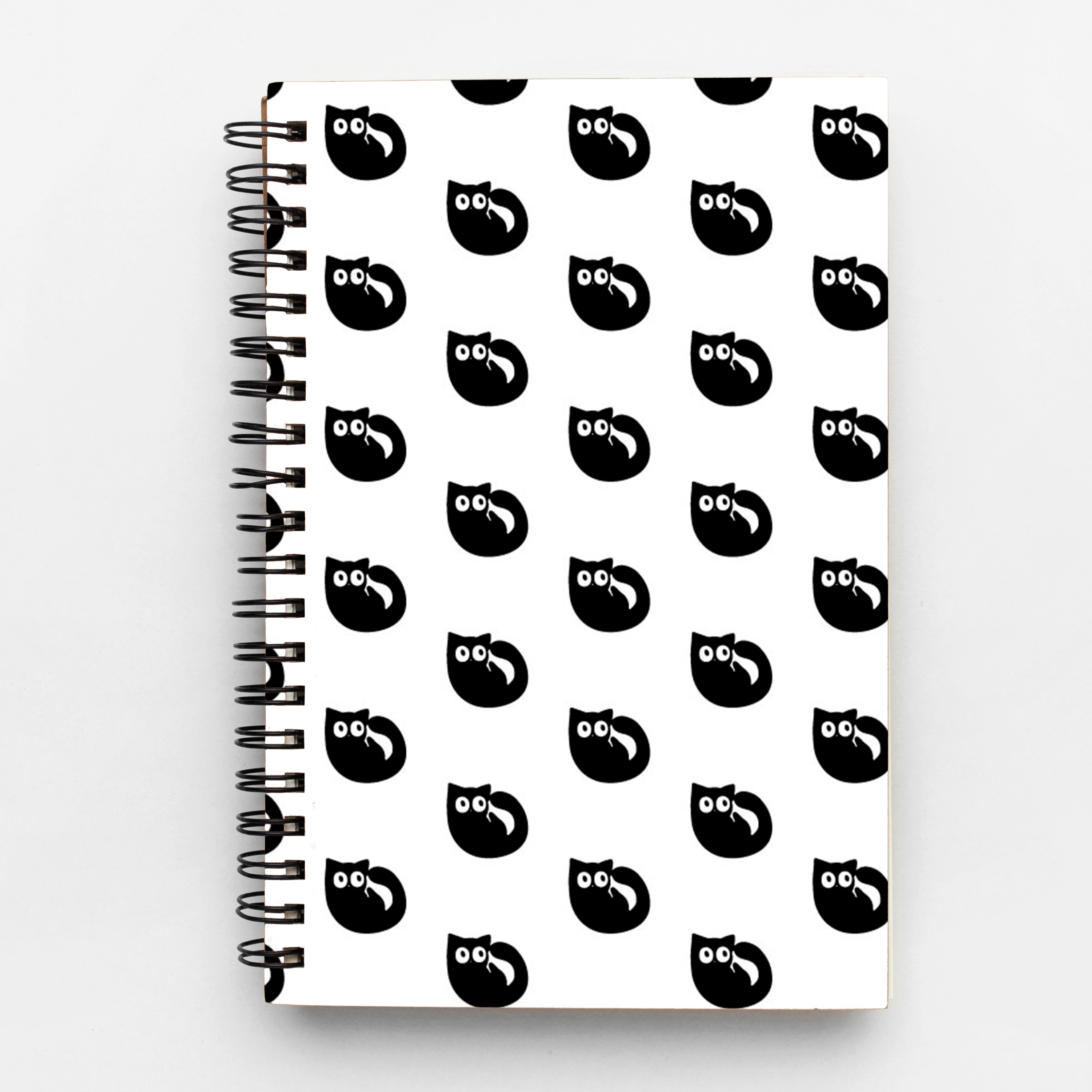 Black cat notebook