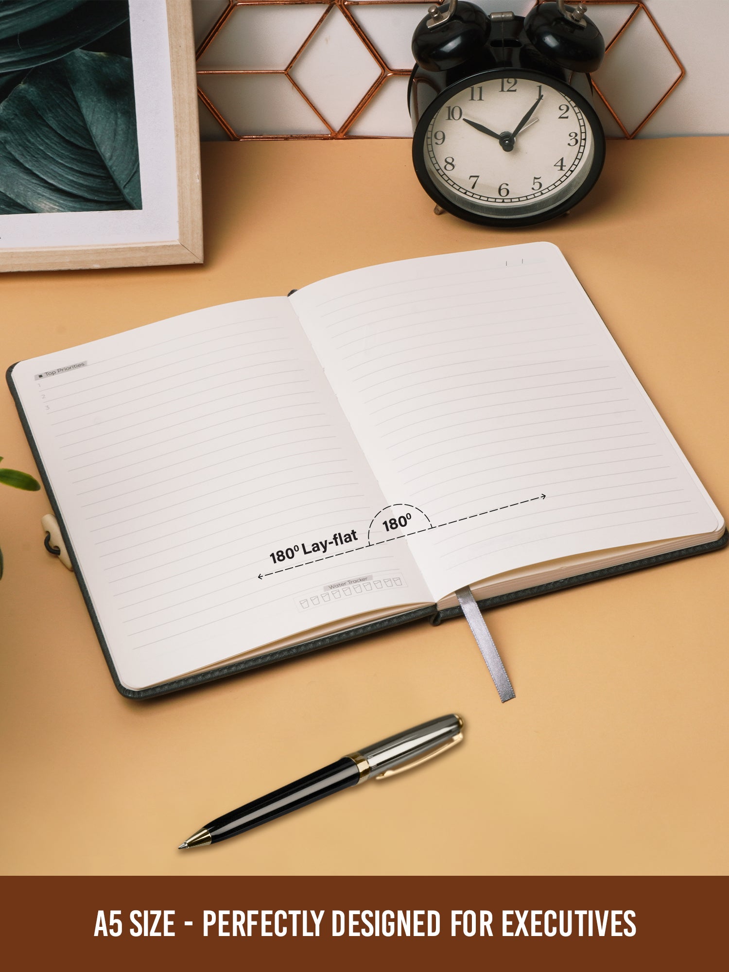 A5 Premium Executive Notebook - Pro Elite 4 (Black)