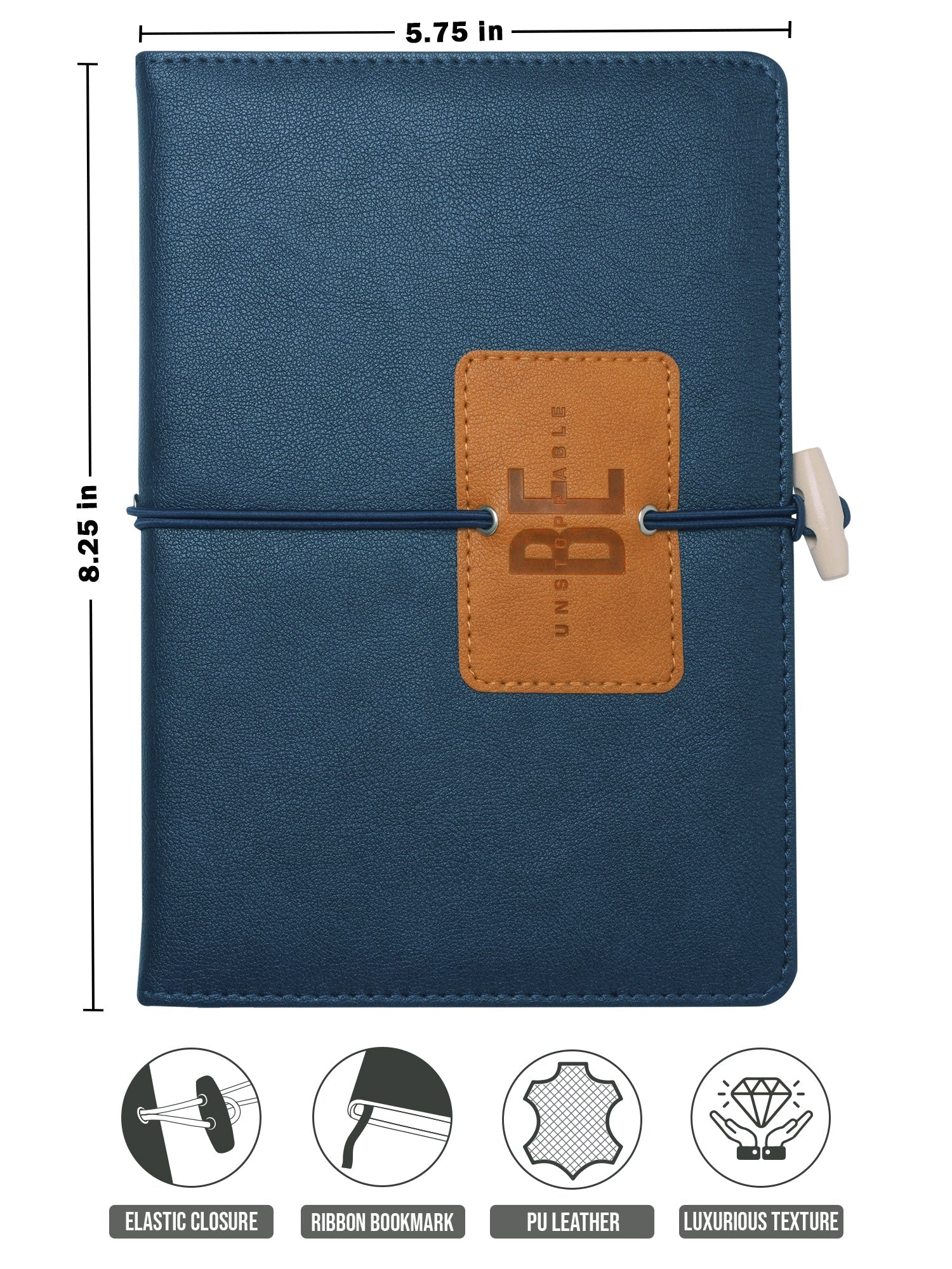 A5 Premium Executive Notebook - Pro Elite 1 (Blue) - Image 4