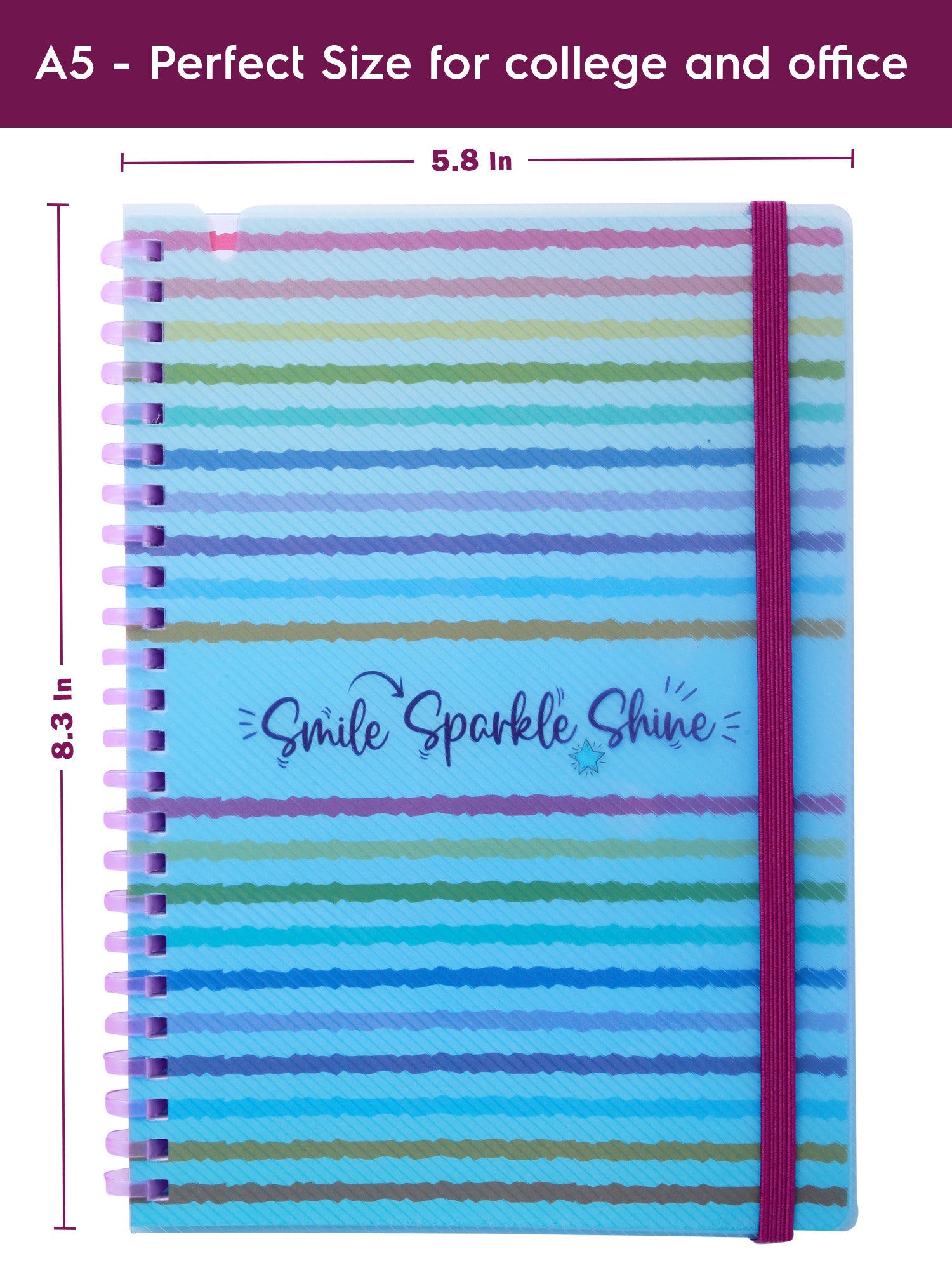 A5 Soft Spiral Bound Notebook - Bright Beam - Image 5