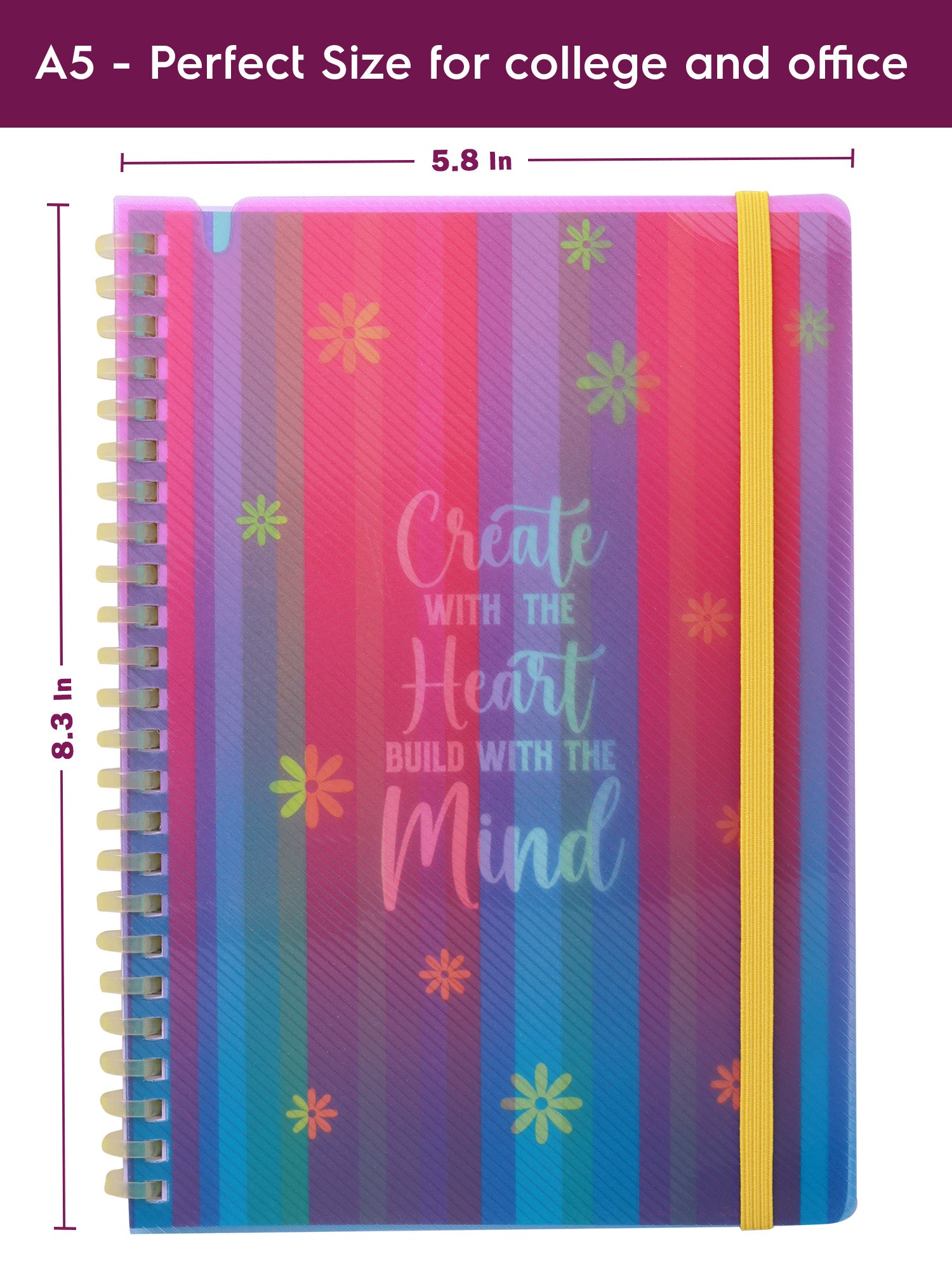 A5 Soft Spiral Bound Notebook - Heart & Mind - Image 5