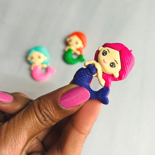 Mermaid Erasers ( Set of 3) - Image 2