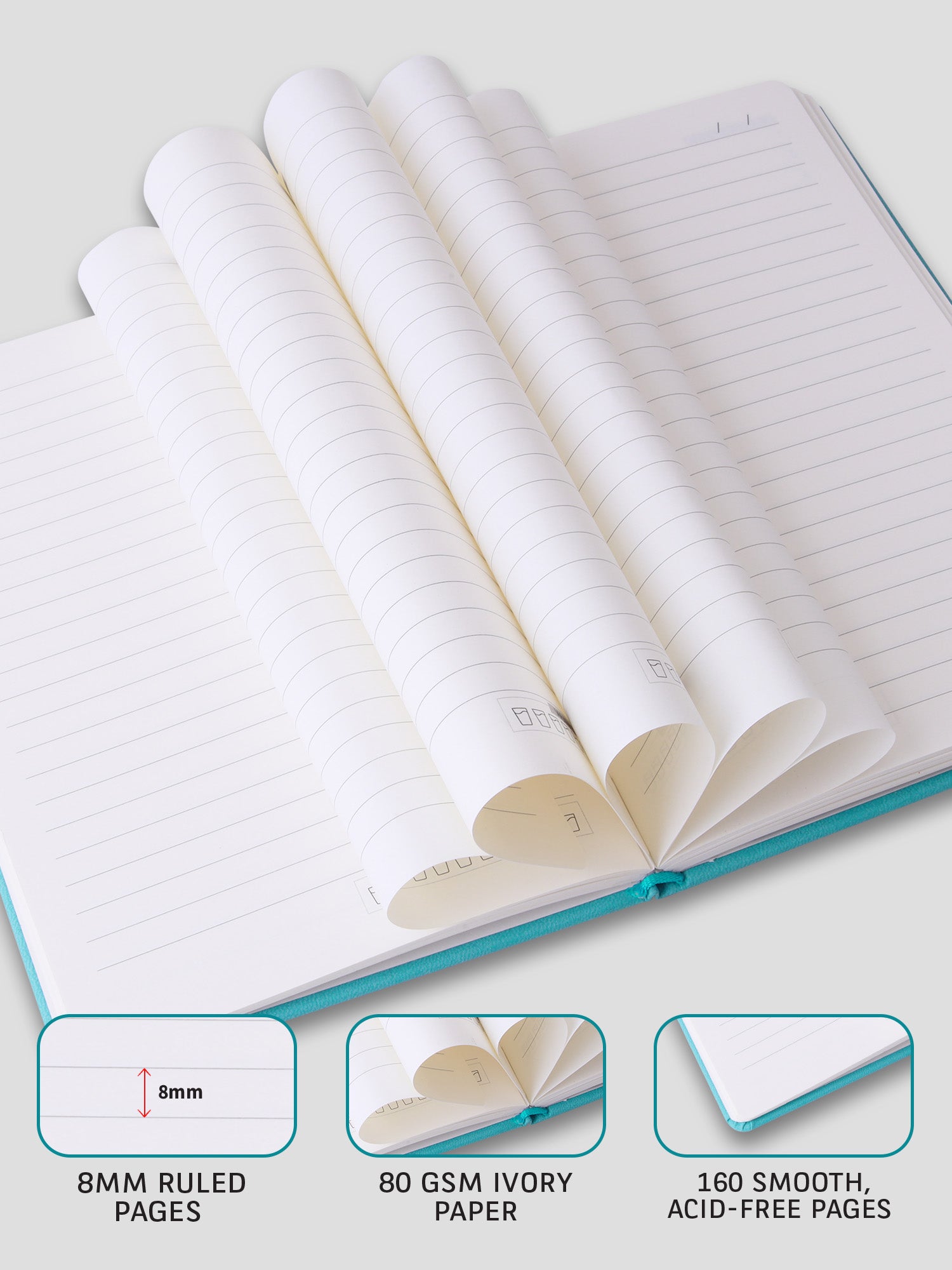 A5 Executive Notebook - Pro Series (Red) - Image 2