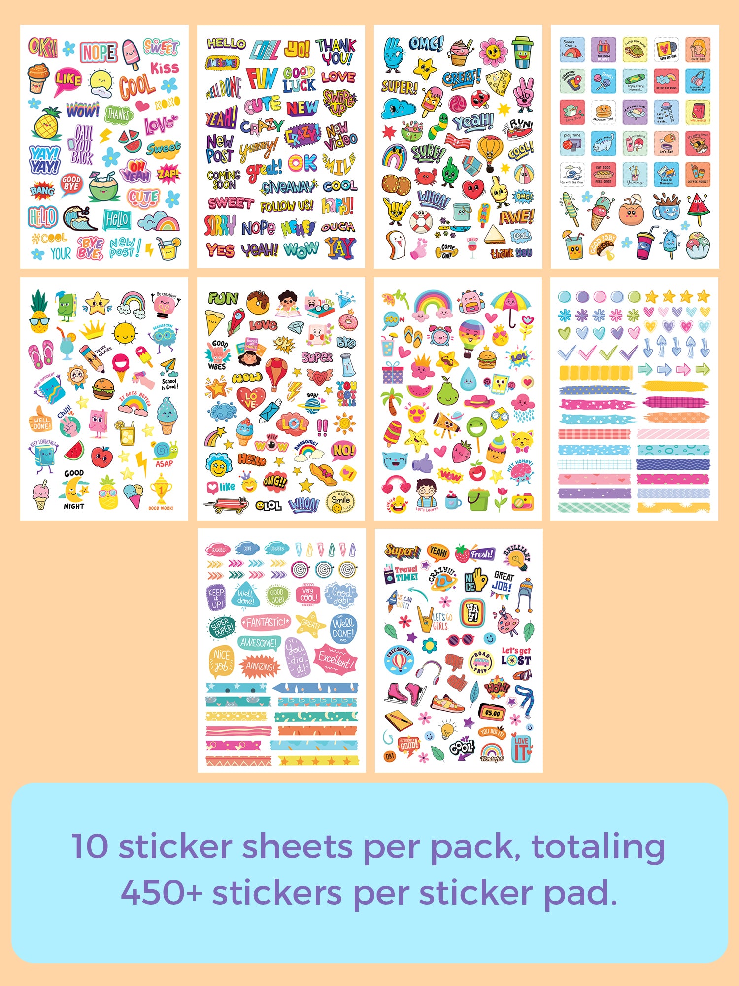 Teen Vibes Sticker Book - Image 3