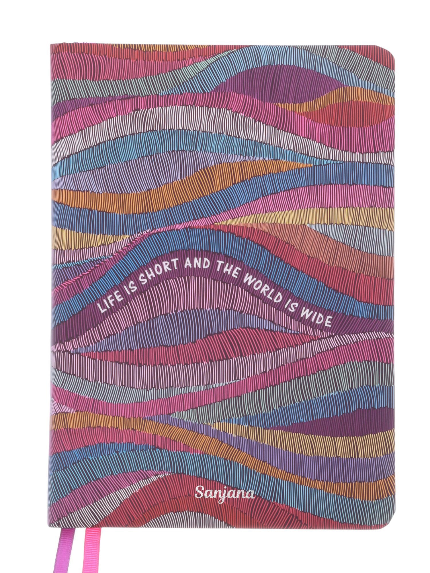 Personalized A5 Notebook - Whimsical Waves - Image 2