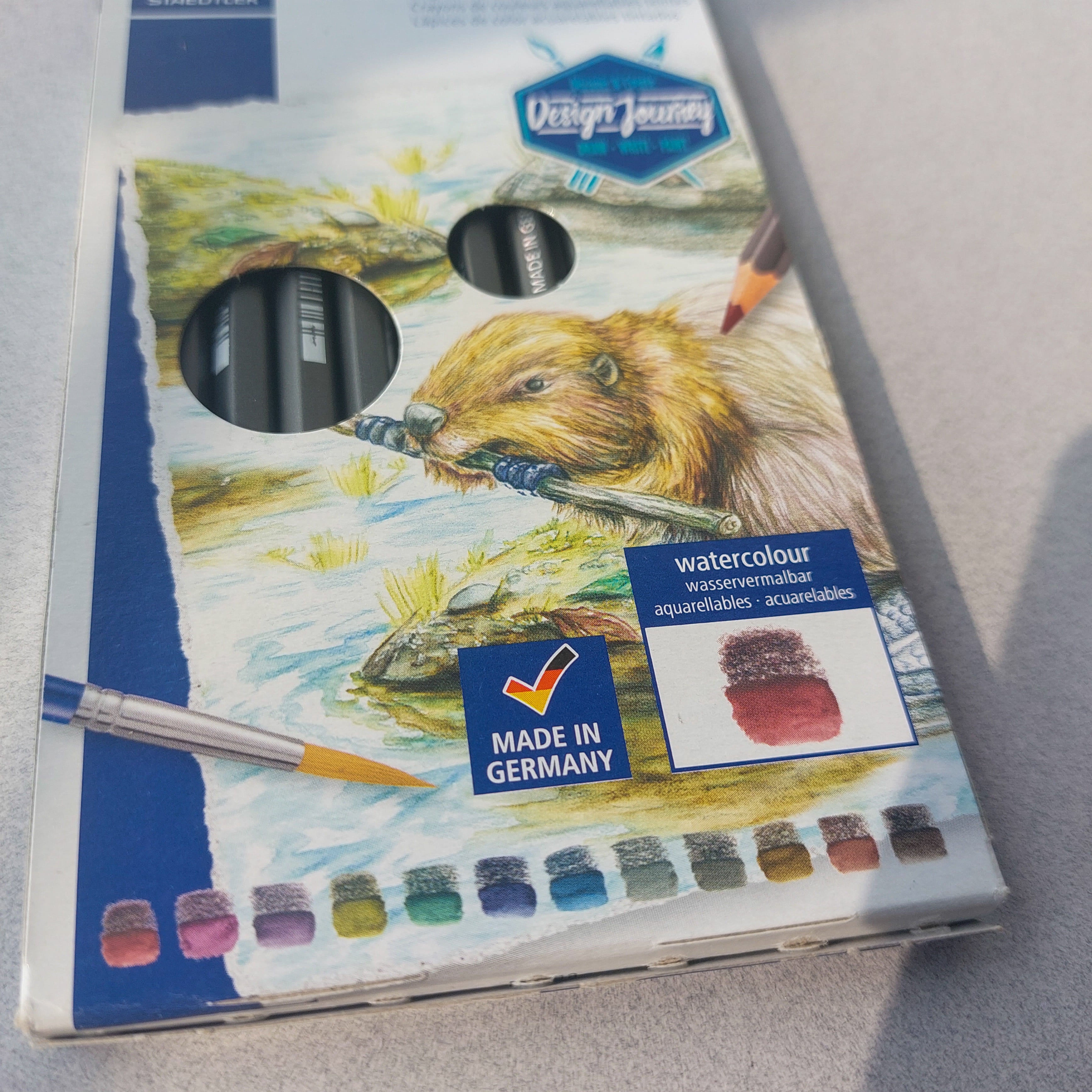 Staedtler Tinted Water Color Pencils (12 pcs set) - Image 2