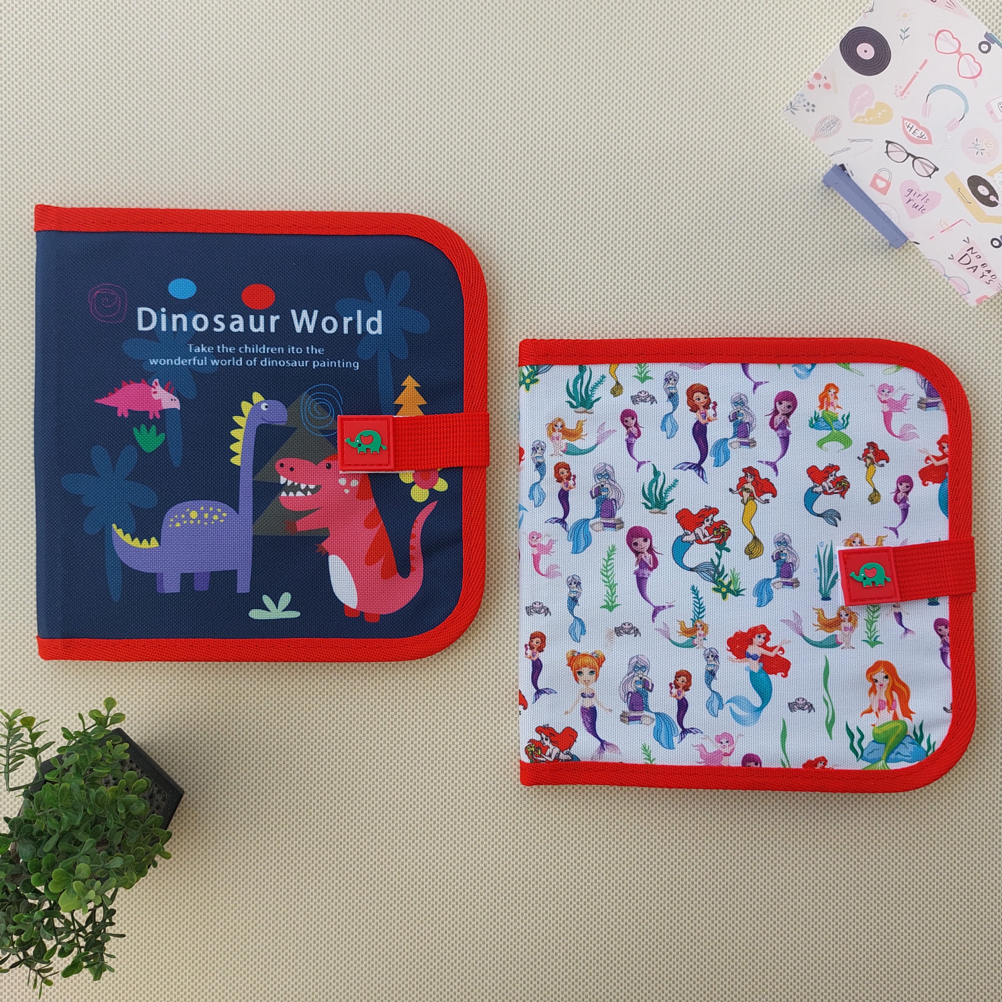 Portable Coloring Books 6 pages