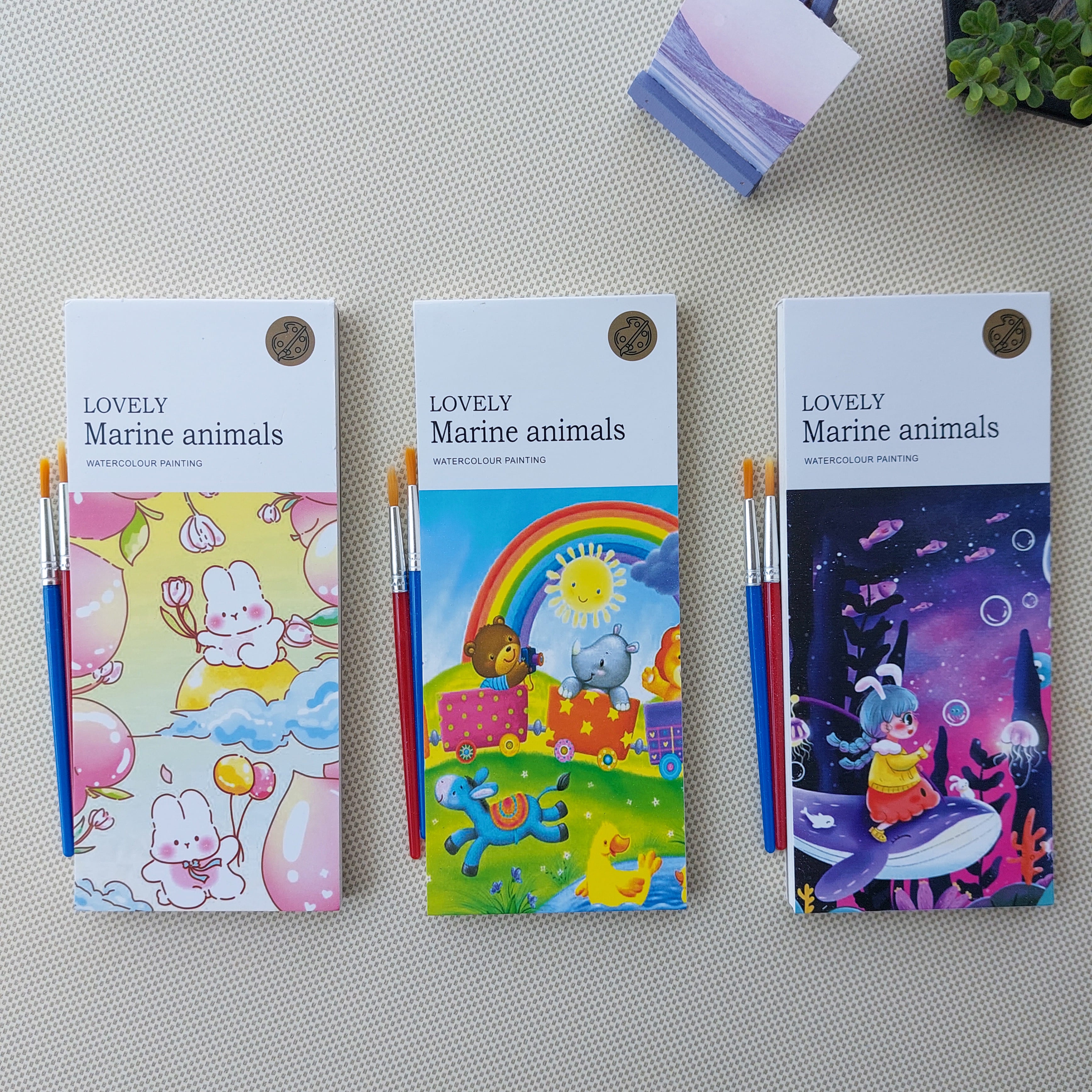 Water Coloring Books Marine Life