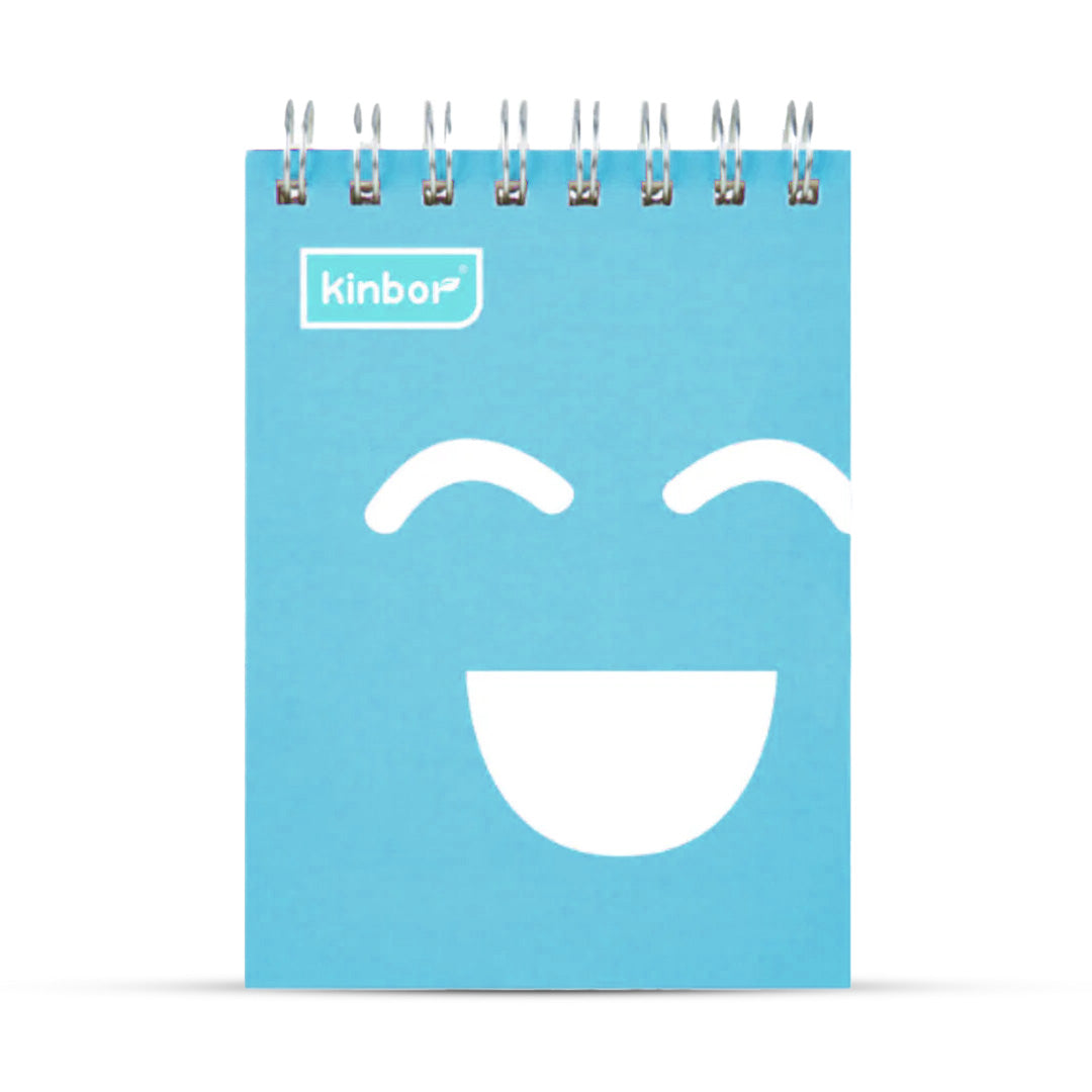 Kinbor A6 Spiral Ruled Notepad - Smiley	HWYG0807 - Image 2