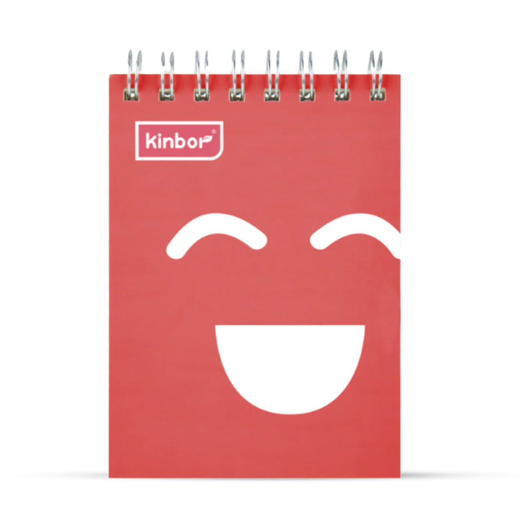Kinbor A6 Spiral Ruled Notepad - Smiley	HWYG0807 - Image 3