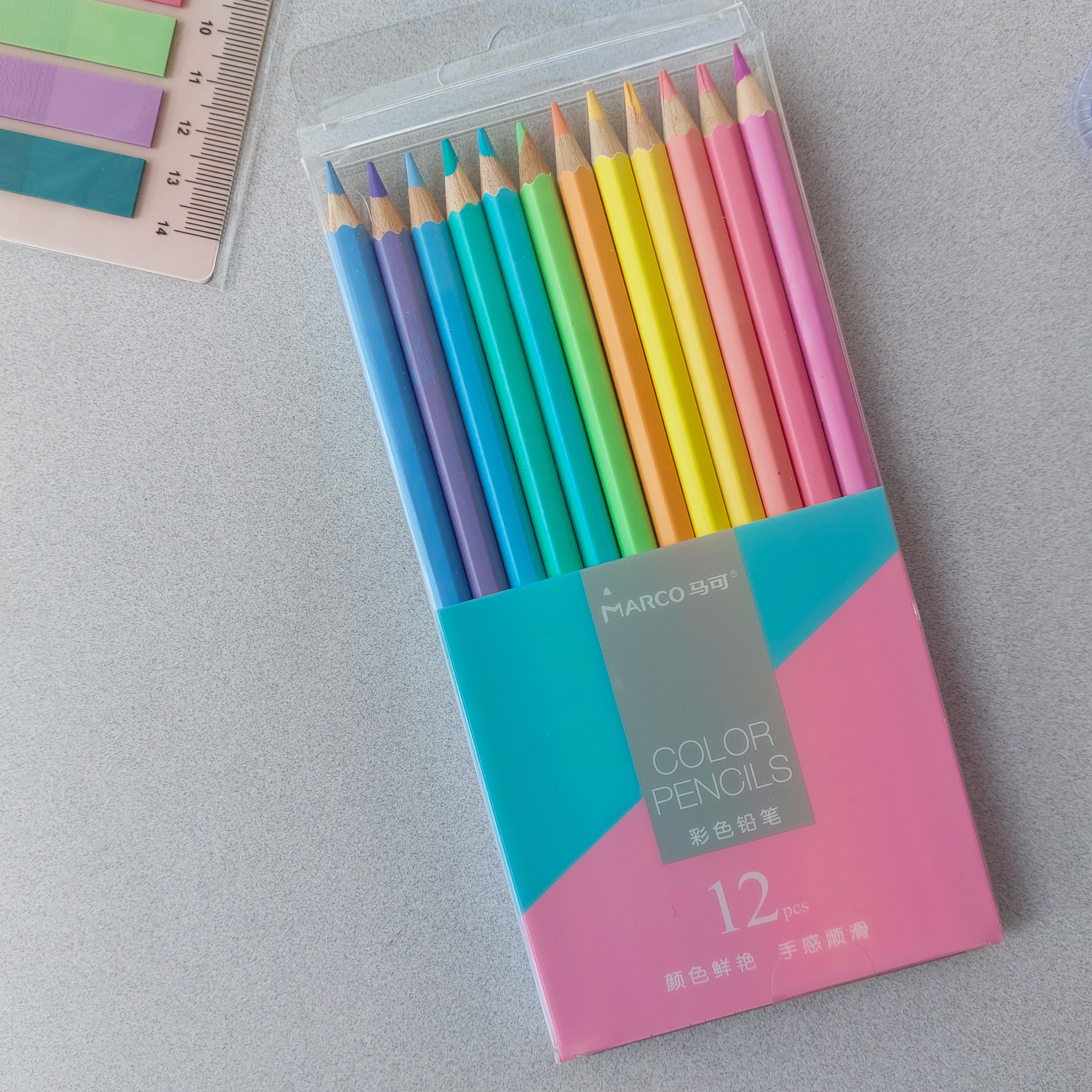Pastel Color Pencils (12 pcs)