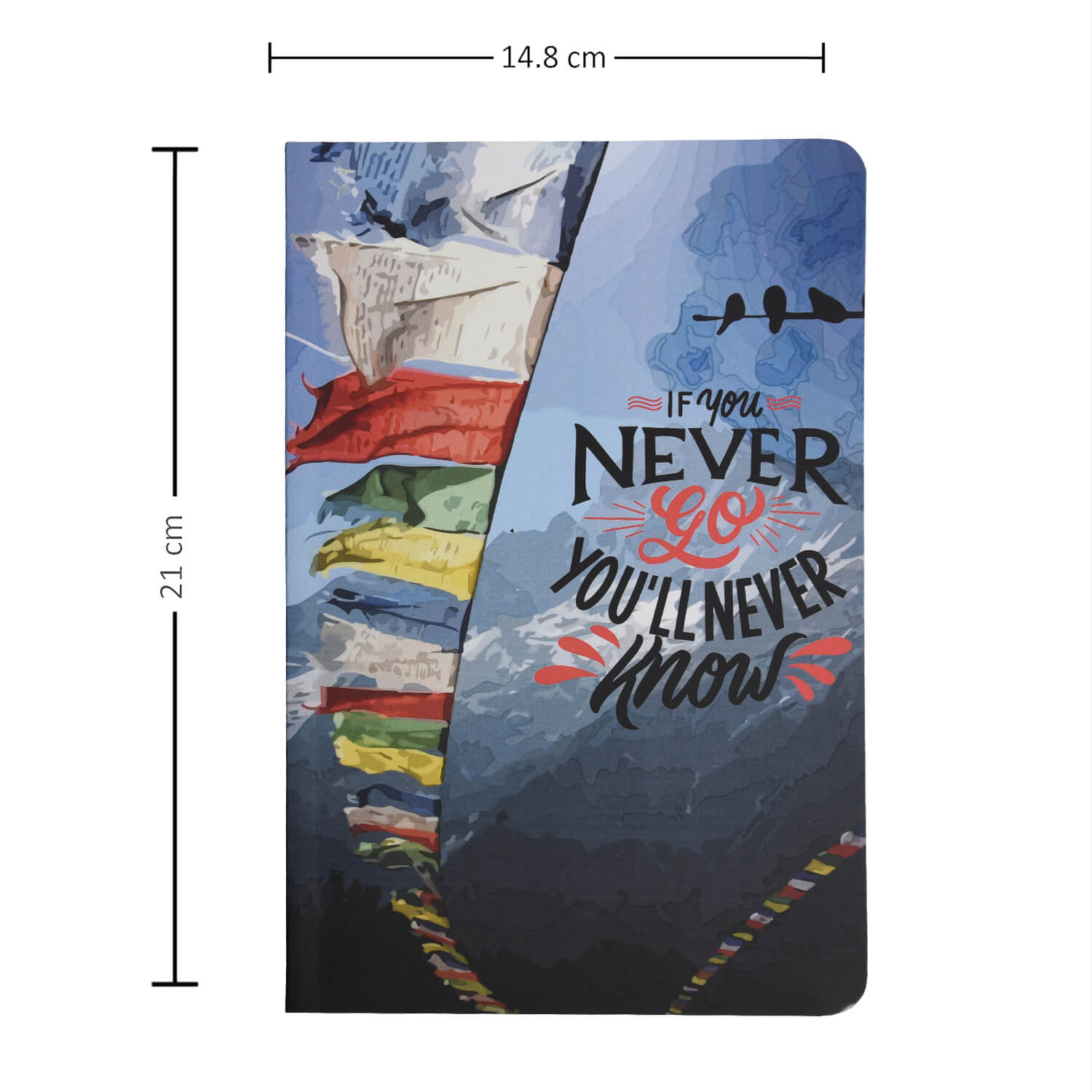 Travel Flags- Soft Bound Notebook