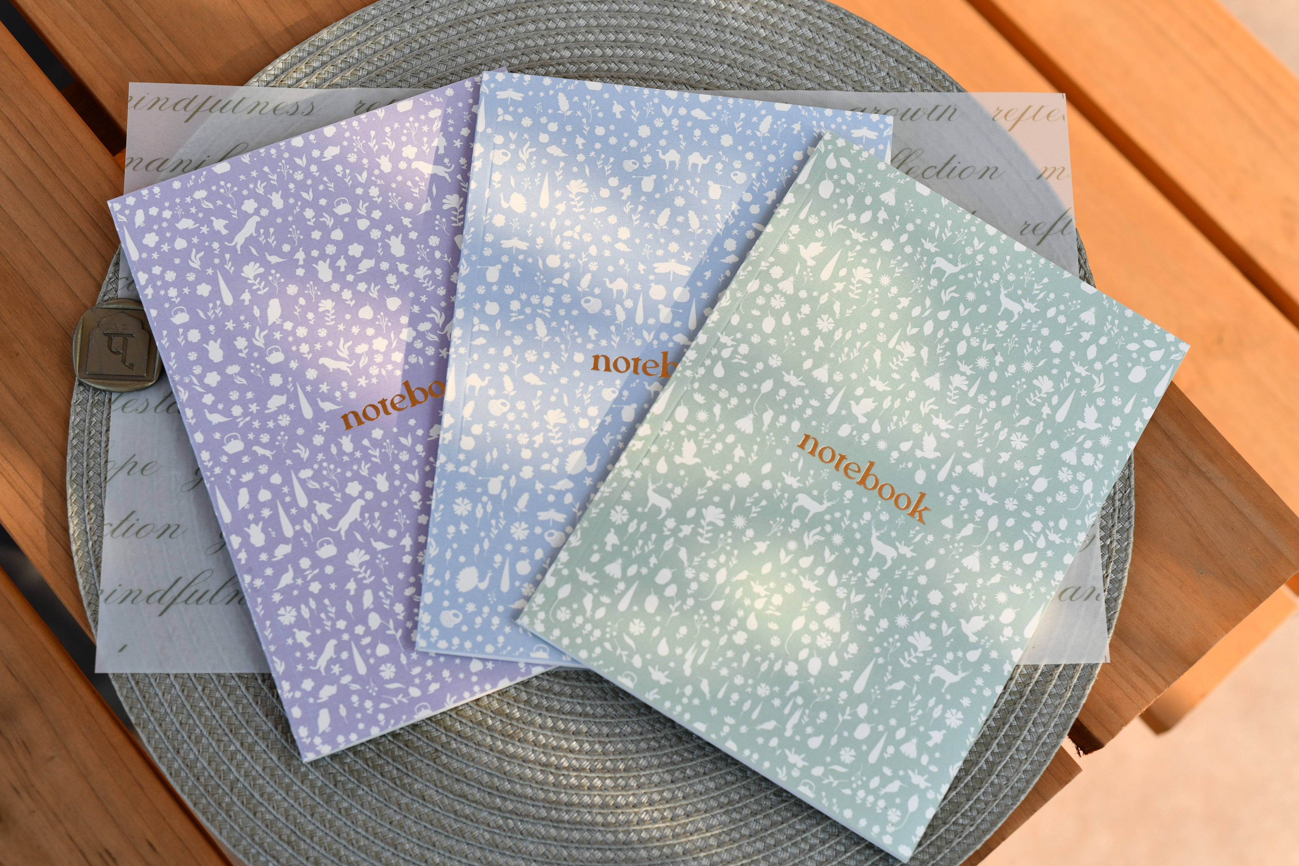 mindfulness themed notebook