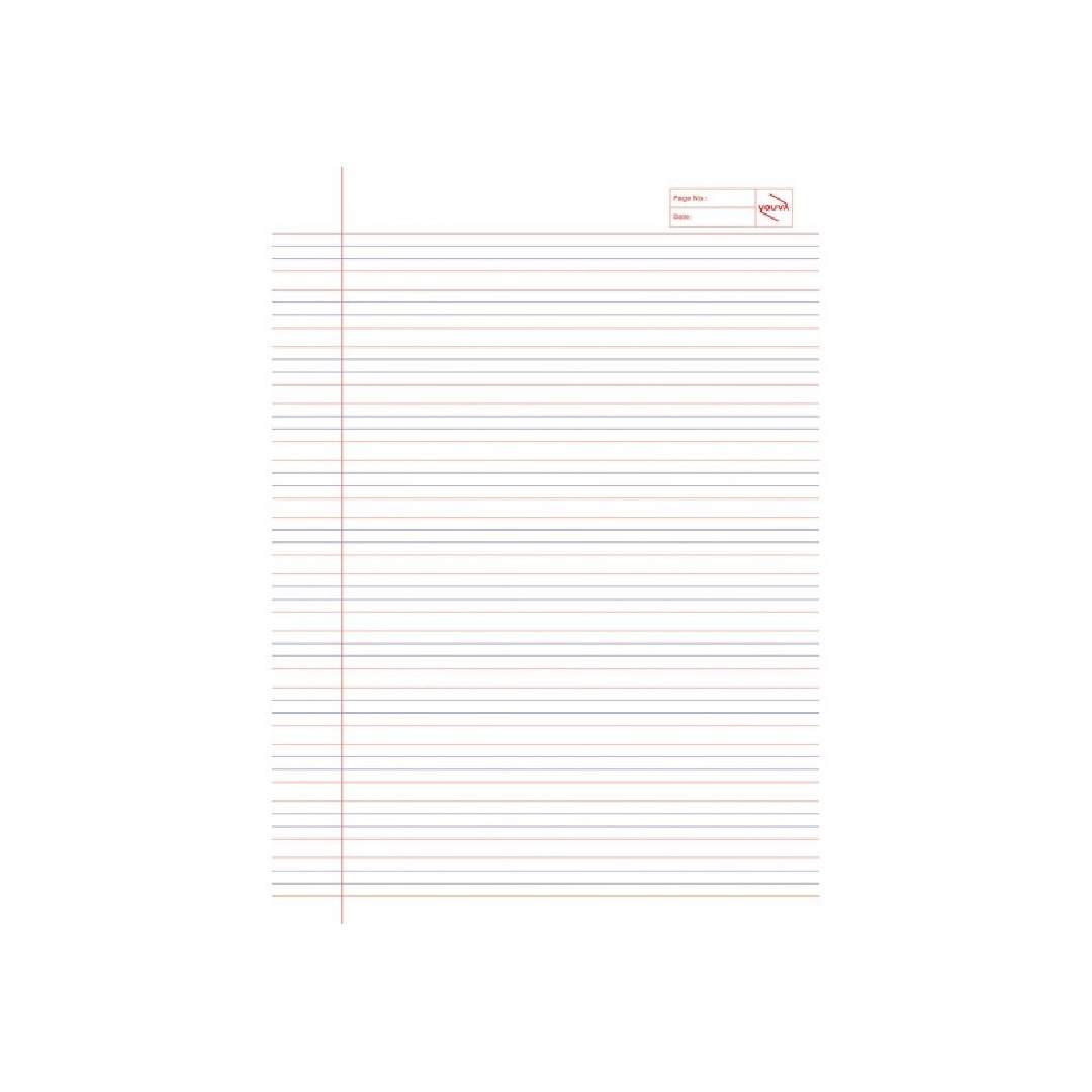 Navneet Dy Notebook Red & Blue With Gap 172 Pages - 23166 - Image 3