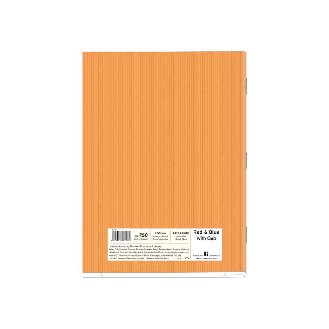 Navneet Dy Notebook Red & Blue With Gap 172 Pages - 23166 - Image 4