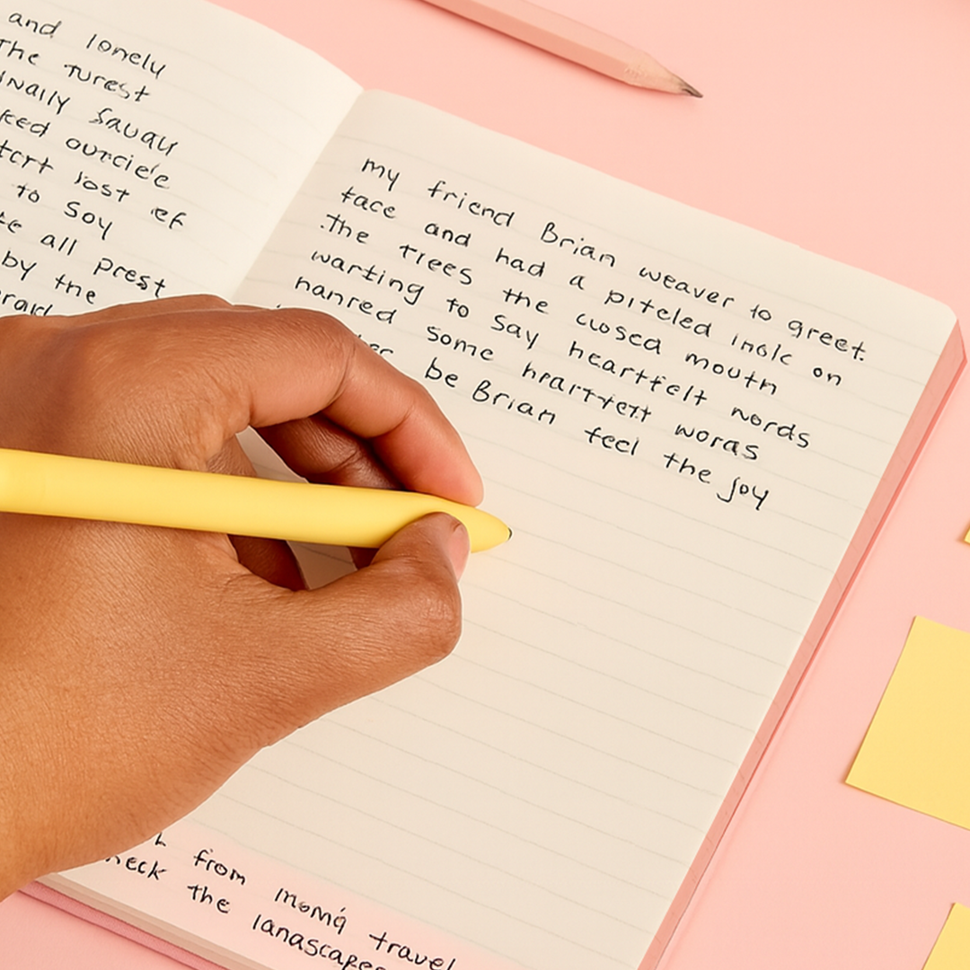 Kinbor Fortune PU Cover A5 Ruled Notebook - Image 3