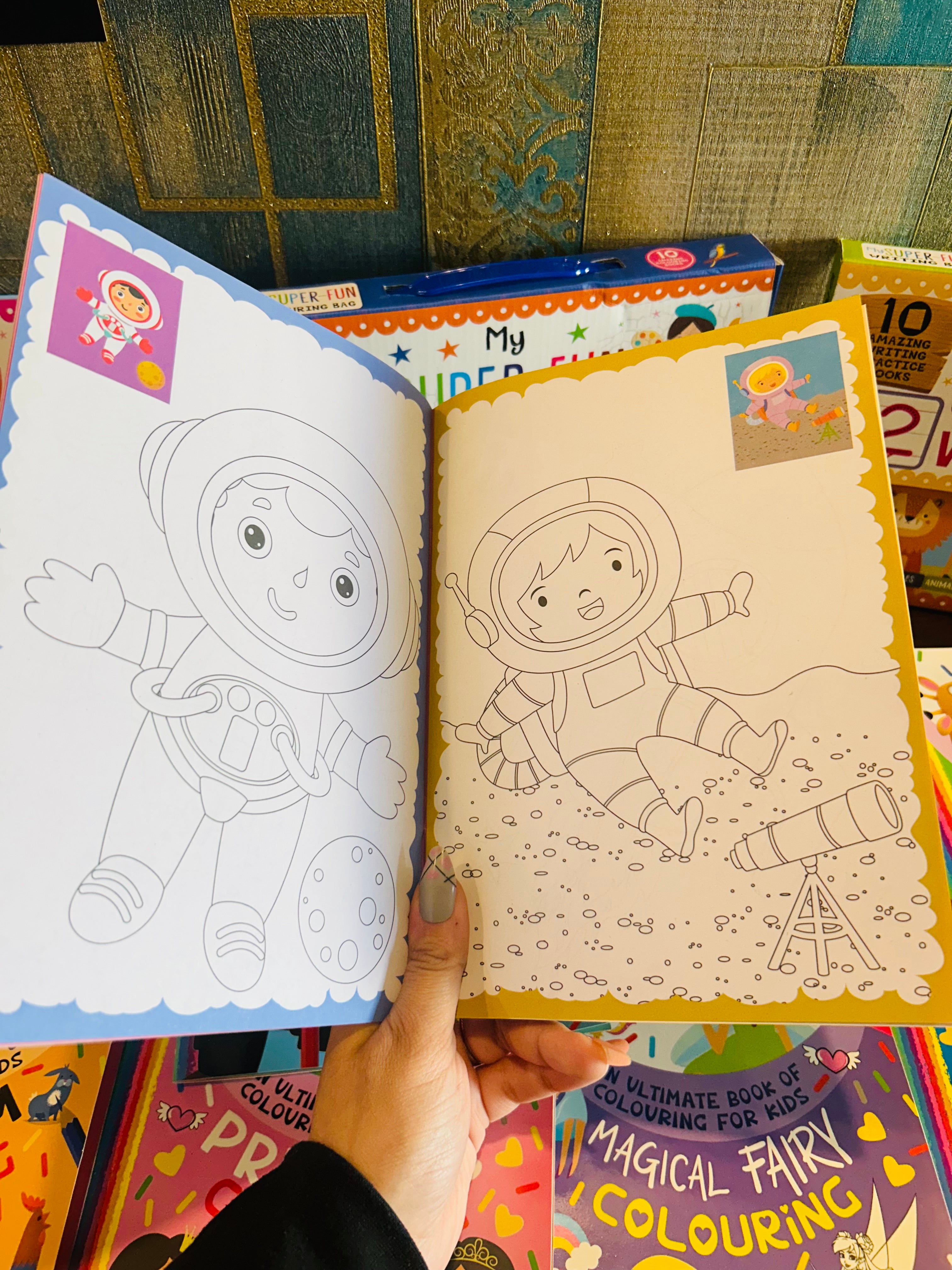 Colouring Bag- Set of 10 Books