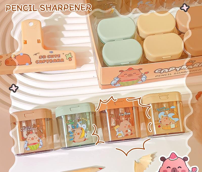 HOK Capybara Design Dual Hole Sharpener- 1pc (Random Color) - Image 4