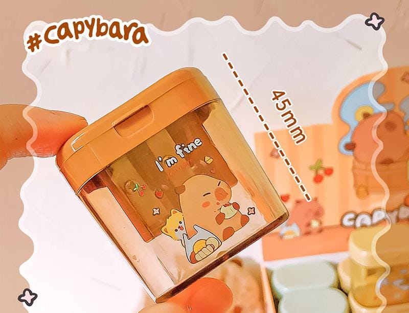 HOK Capybara Design Dual Hole Sharpener- 1pc (Random Color) - Image 5