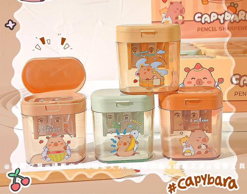 HOK Capybara Design Dual Hole Sharpener- 1pc (Random Color) - Image 6