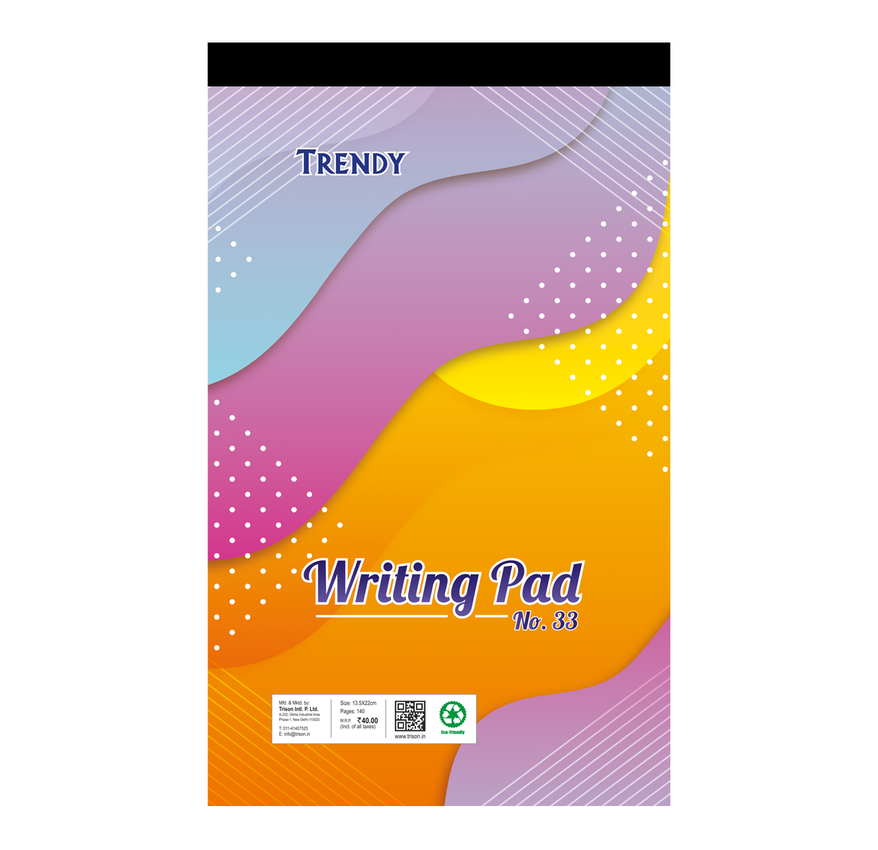 Trendy Writing Pad No. 33 (13.5 X 22 cm) - Image 2