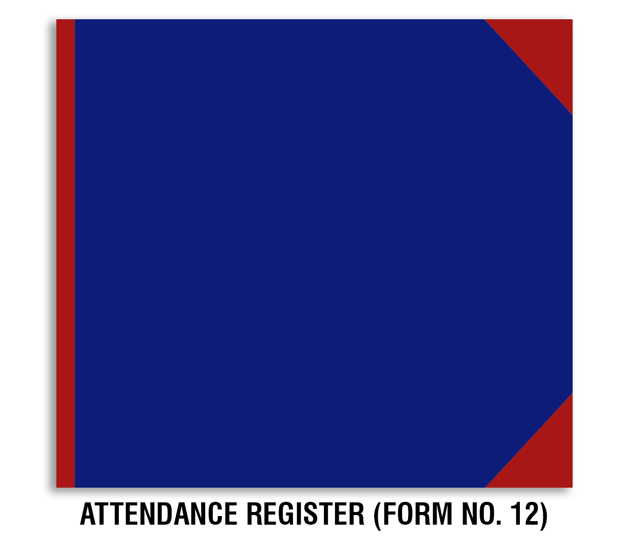 Attendance Register (Form No. 12) (Size A3)