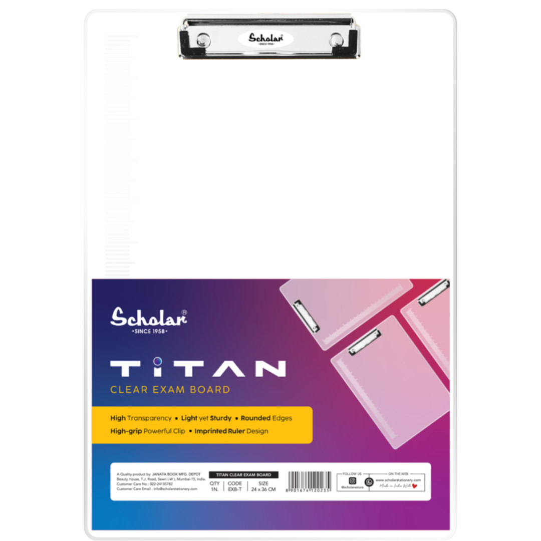 Scholar Titan Clear Exam Board