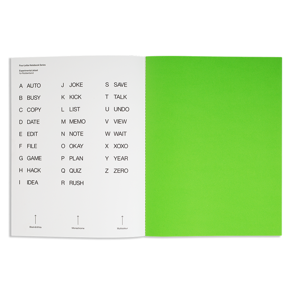 four letter notebook N - Image 3