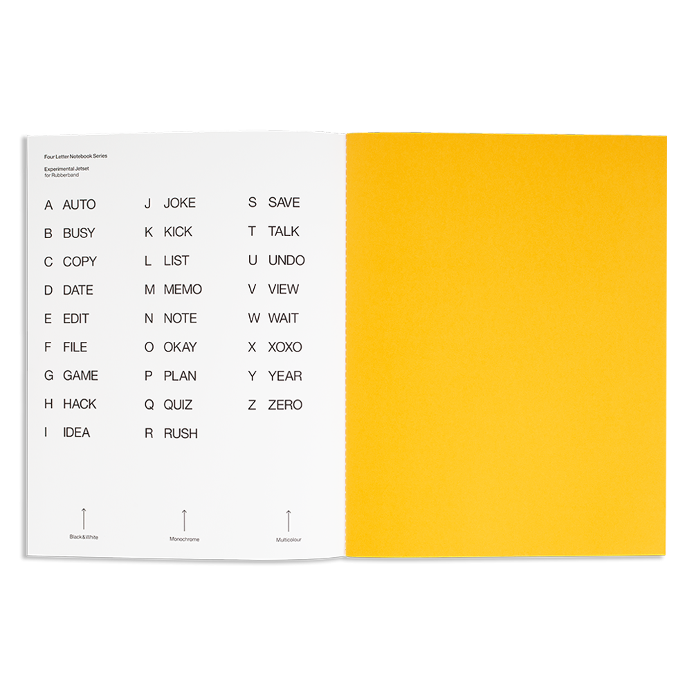 four letter notebook M - Image 3