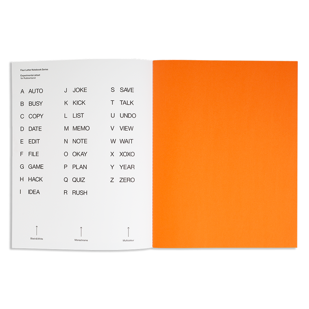 four letter notebook L - Image 3