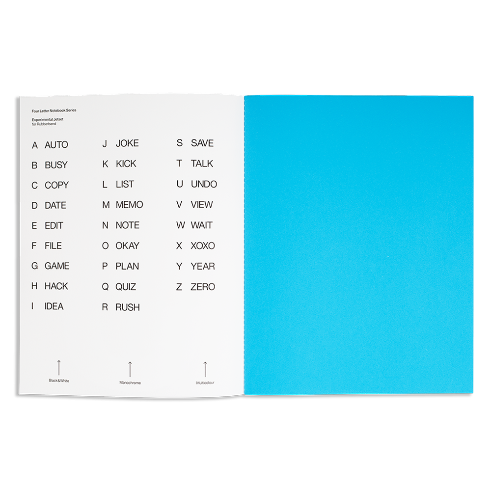 four letter notebook J - Image 3