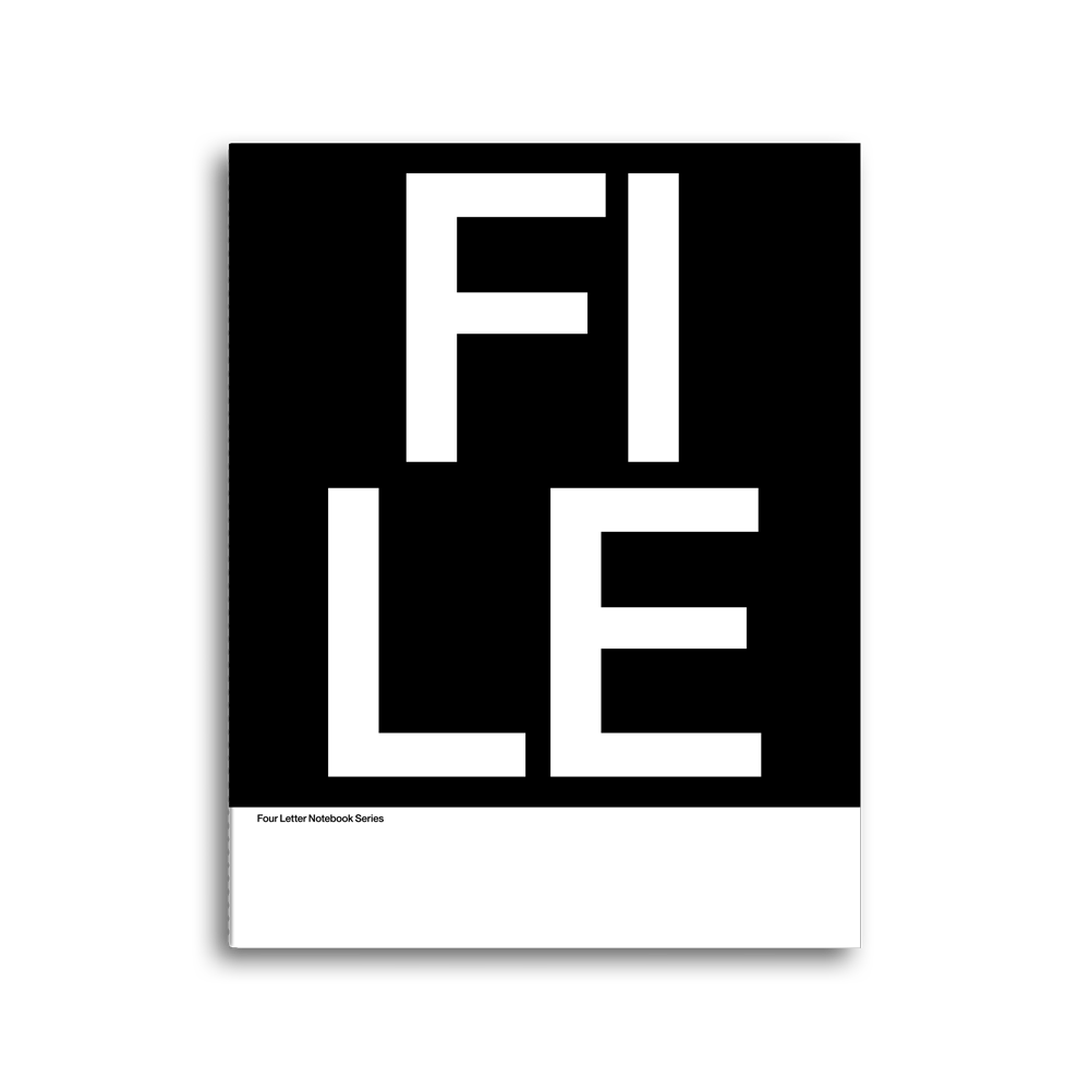 four letter notebook F - Image 2