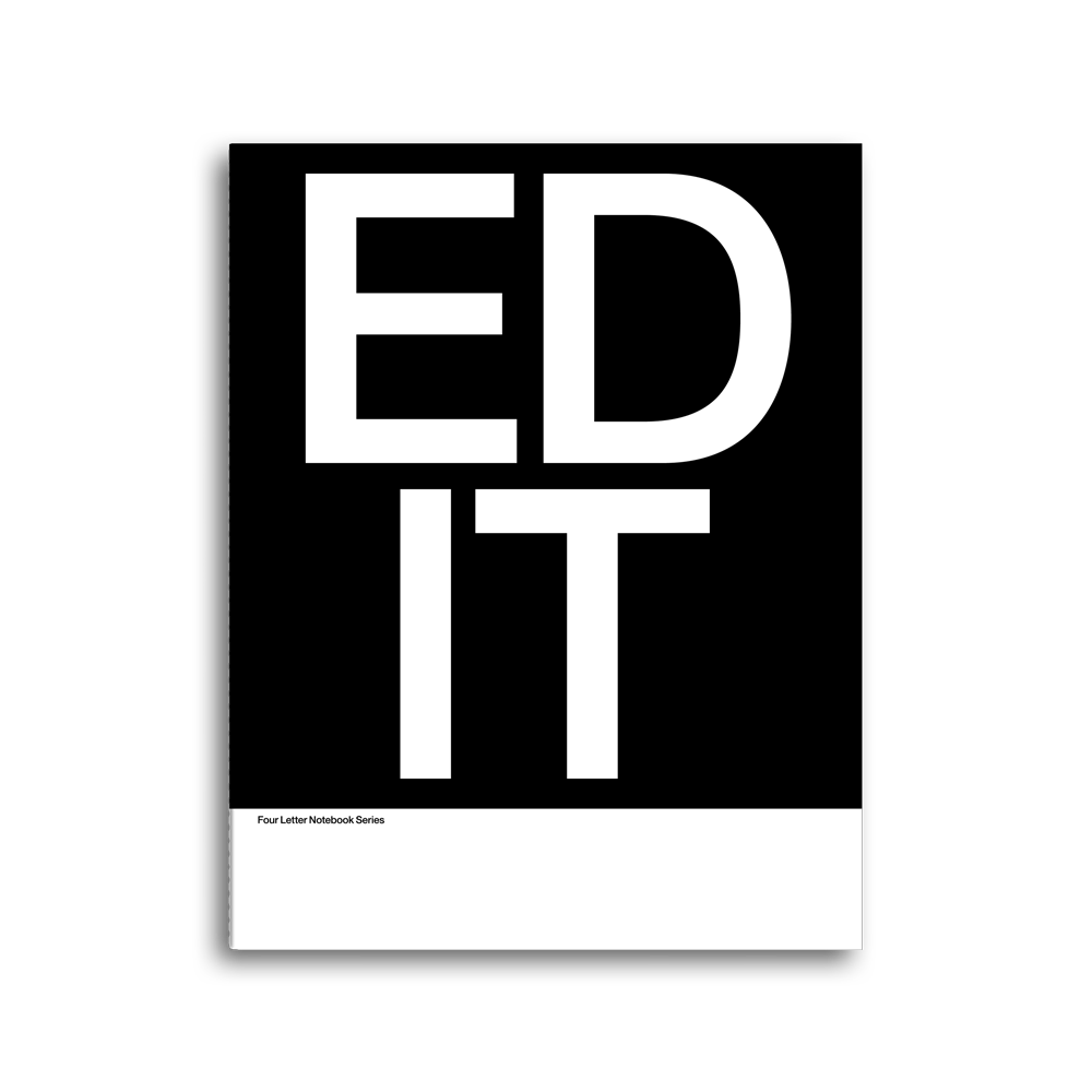 four letter notebook E - Image 2