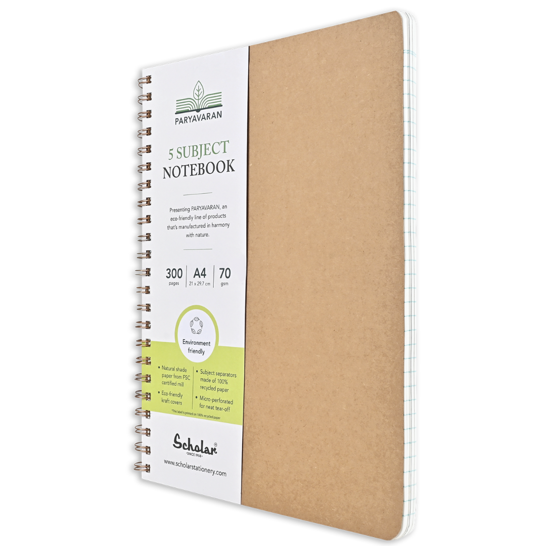 Scholar Paryavaran Five Subject Ruled Notebook - Image 2